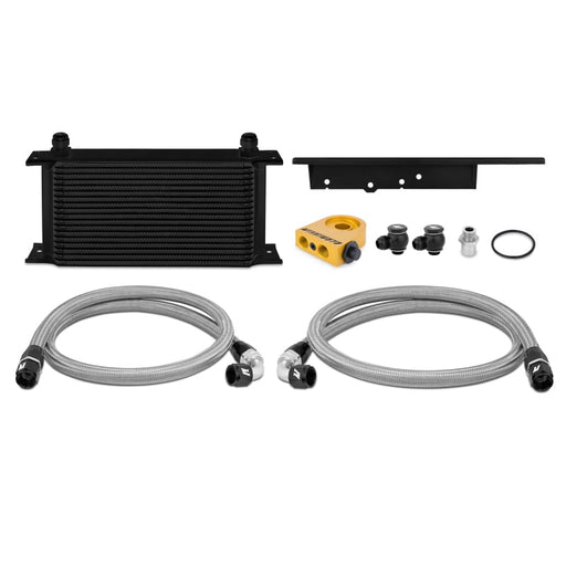 Mishimoto Thermostatic Oil Cooler Kit [Black] - Nissan 350Z (Z33)