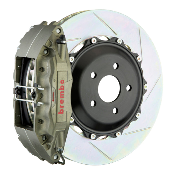 Brembo 90-94 Carrera 2 PISTA Fr Race BBK 4 Pist Cast 2pc 332x32x54a 2pc Rotor T1-Clear HA