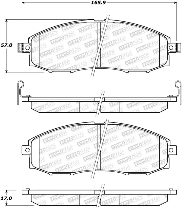 StopTech Street Brake Pads