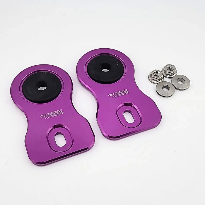 Outsider Garage Nissan R-Chassis Flat Top Radiator Mounts