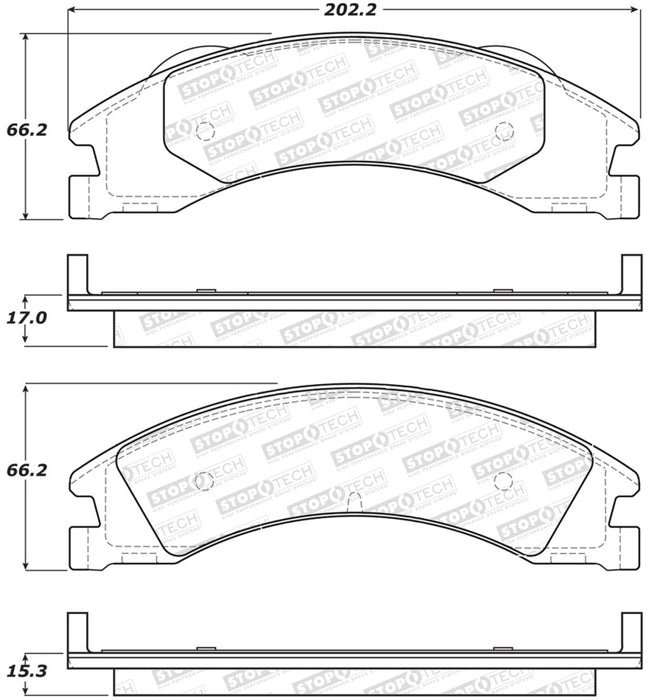 StopTech Street Brake Pads - Front