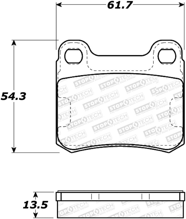 StopTech Street Brake Pads