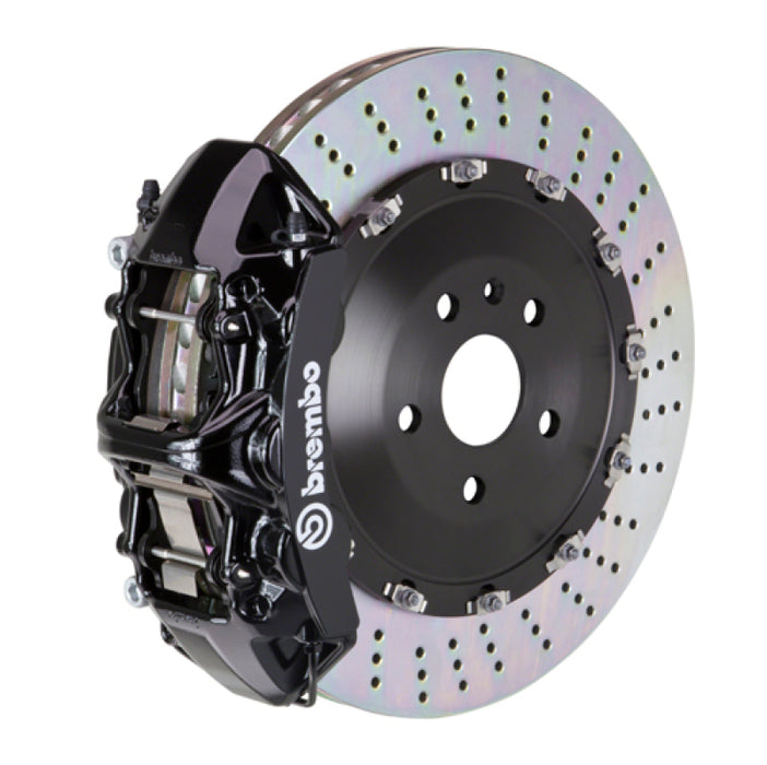 Brembo 16-21 Land Cruiser (J200) Front GT BBK 6 Piston Cast 405x34 2pc Rotor Drilled-Black