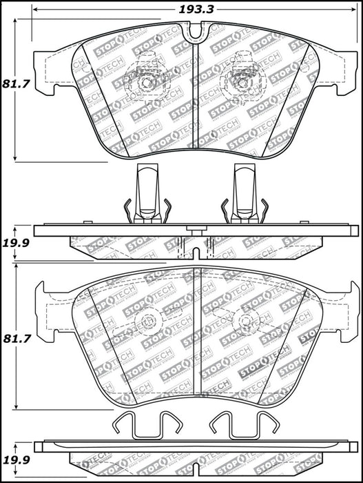 StopTech Performance Brake Pads