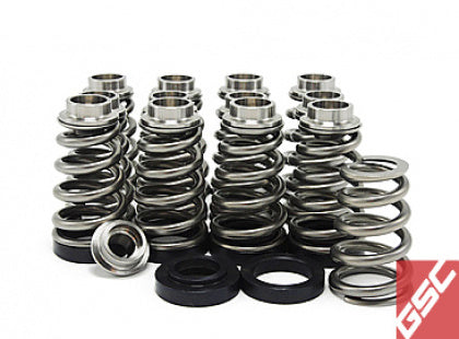 GSC Power-Division Single Conical Spring set with Titanium Retainer & CroMo Seats for RB26DETT