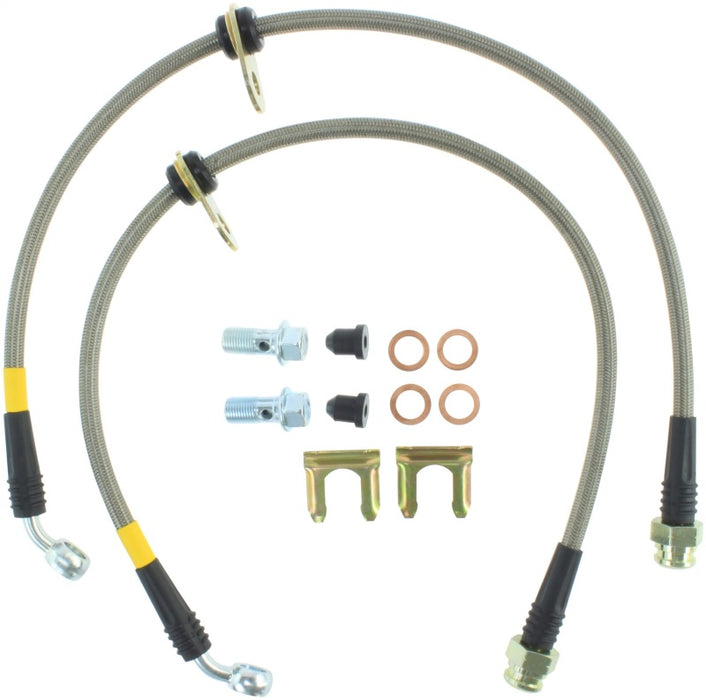 StopTech 08-09 WRX Stainless Steel Rear Brake Lines