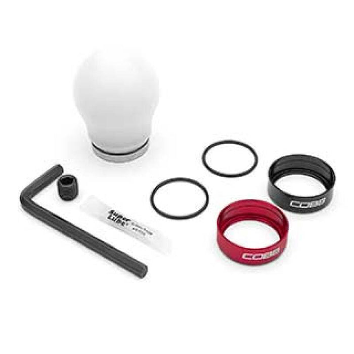 Cobb 12-16 FR-S / 2012+ BRZ / 2017+ GR86 / Focus ST+RS / Fiesta ST Short Weighted COBB Knob - White