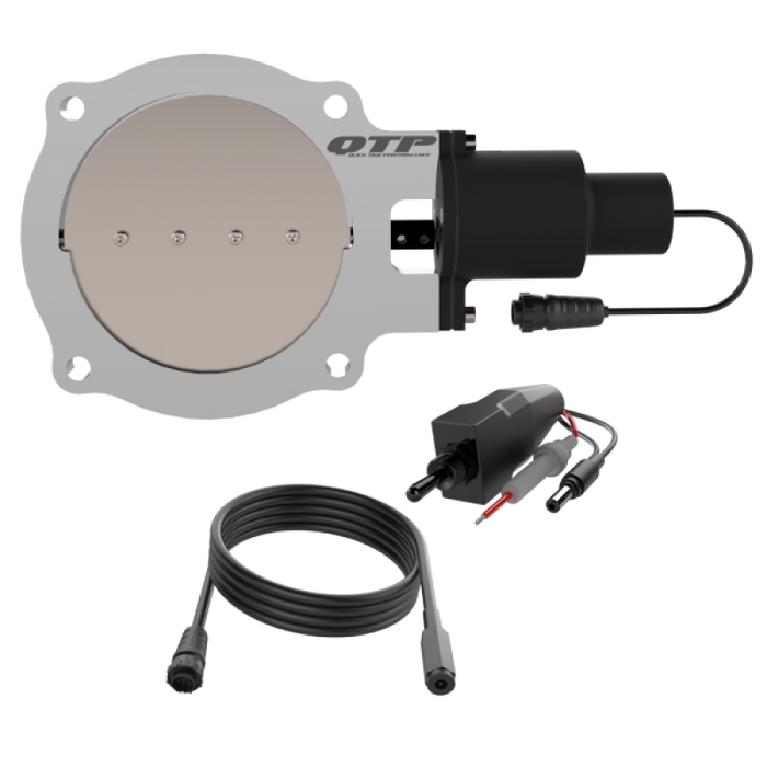 QTP 5in Bolt-On QTEC Electric Cutout Valve - Single