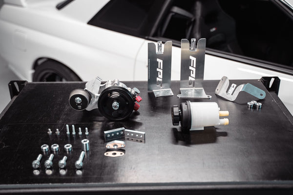 FPG Nissan RB Power Steering Kit RB20/25/26/30 Billet Mount Adjustable