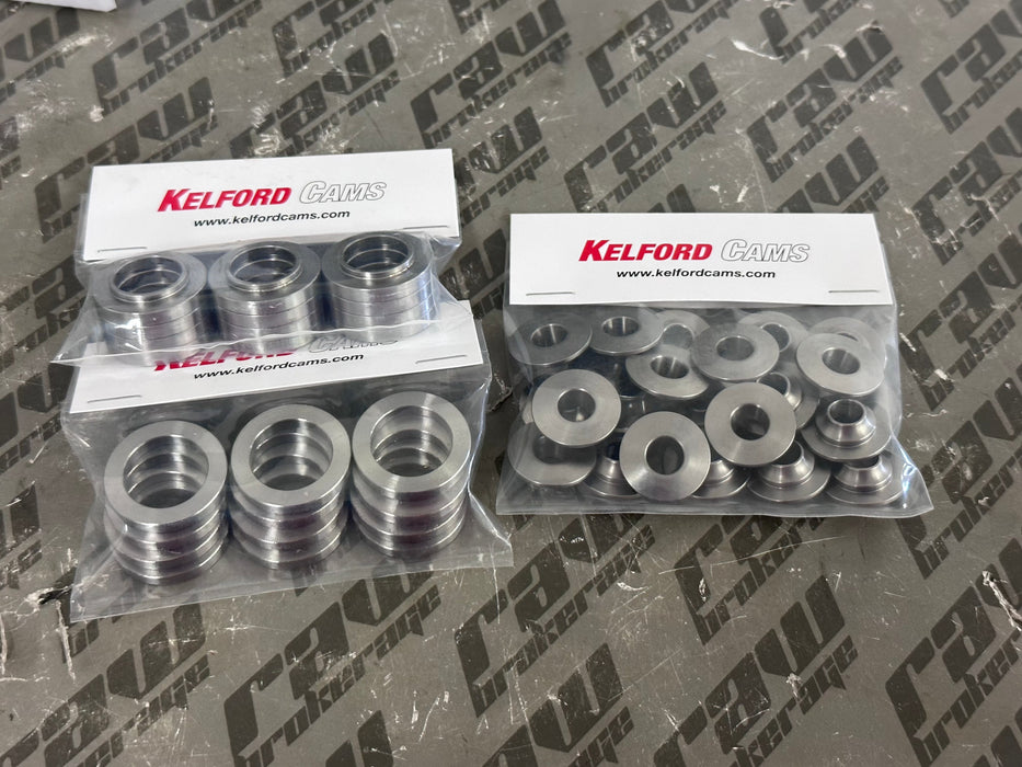 Kelford Extreme Beehive Valve Spring and Titanium Retainer kit for Nissan RB26DETT engines. Designed for extreme boost and high