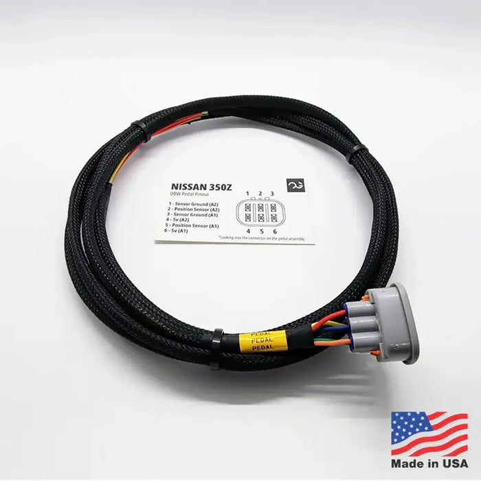 Outsider Garage DBW Pedal Harness (Nissan/Lexus/Toyota) - 6ft Unterminated