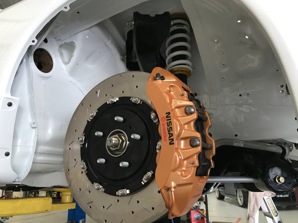 FPG R32/33 R35 brake install kit with rear bells (no front bells)