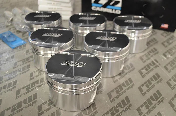 Raw Brokerage Spec CP Forged Pistons RB20DET (82.0mm) 8.5:1 CR