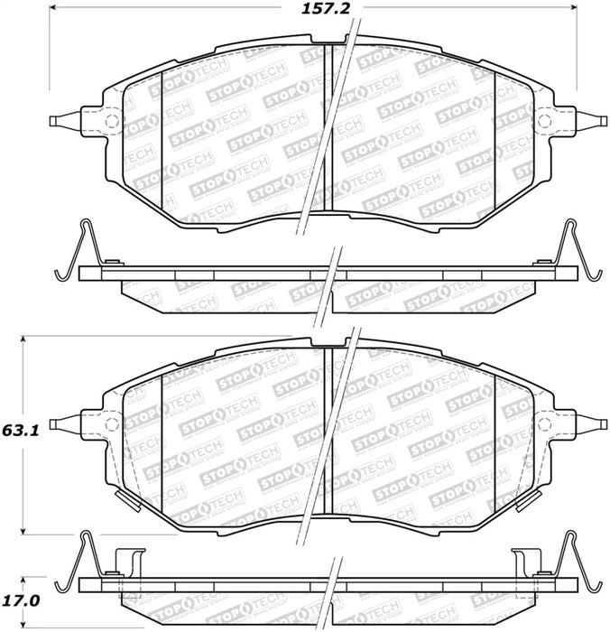 StopTech Street Brake Pads