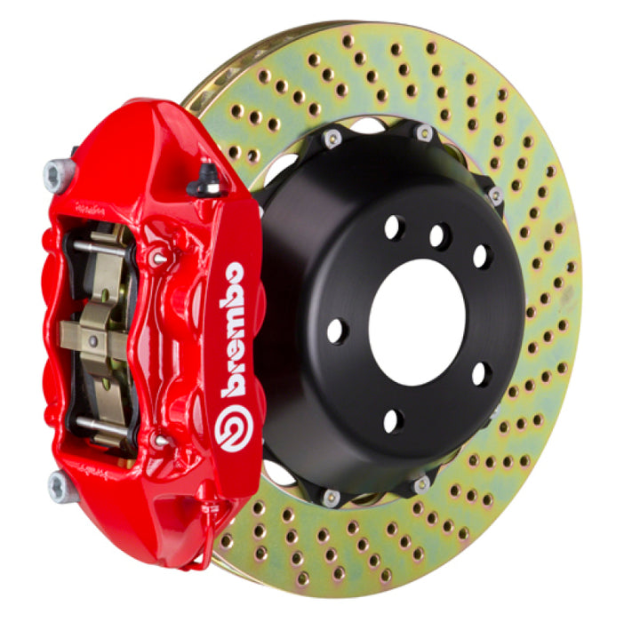 Brembo 06-12 325i Excl xDrive/06-12 325i Excl xDrive Fr GT BBK 4Pis Cast 365x29 2pc Rtr Drill-Red