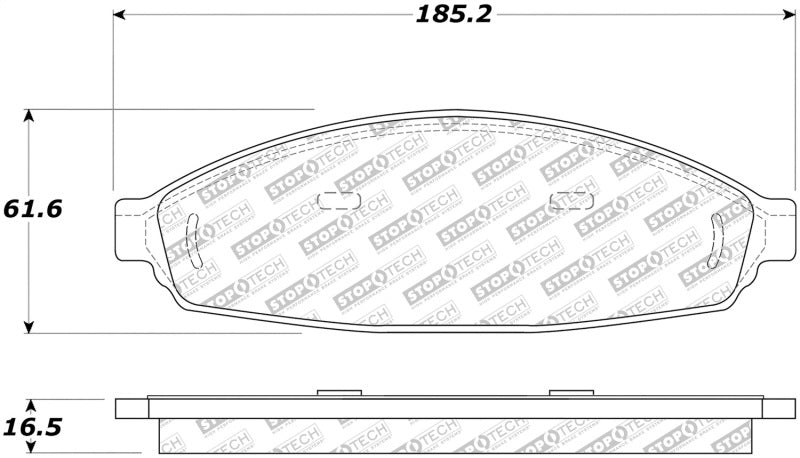 StopTech Street Select Brake Pads - Front