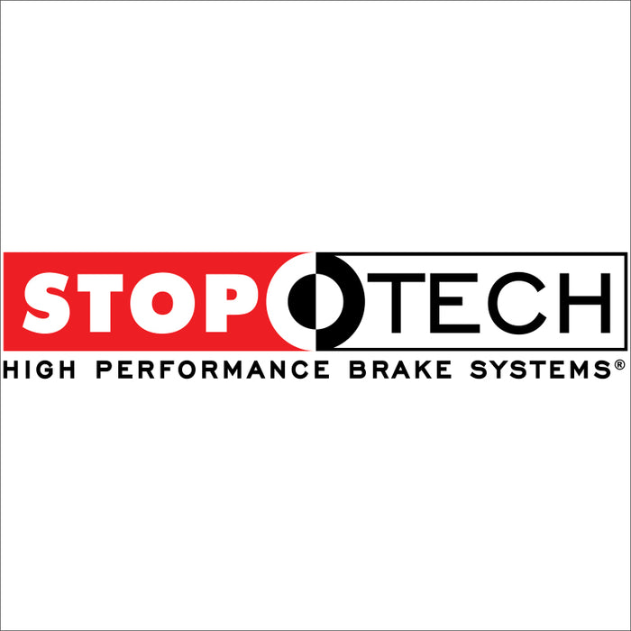 StopTech 02-04 Infiniti G35 / 03-08 Nissan 350Z Rear BBK w/Black ST-41 Calipers Slotted 355x32 Rotor