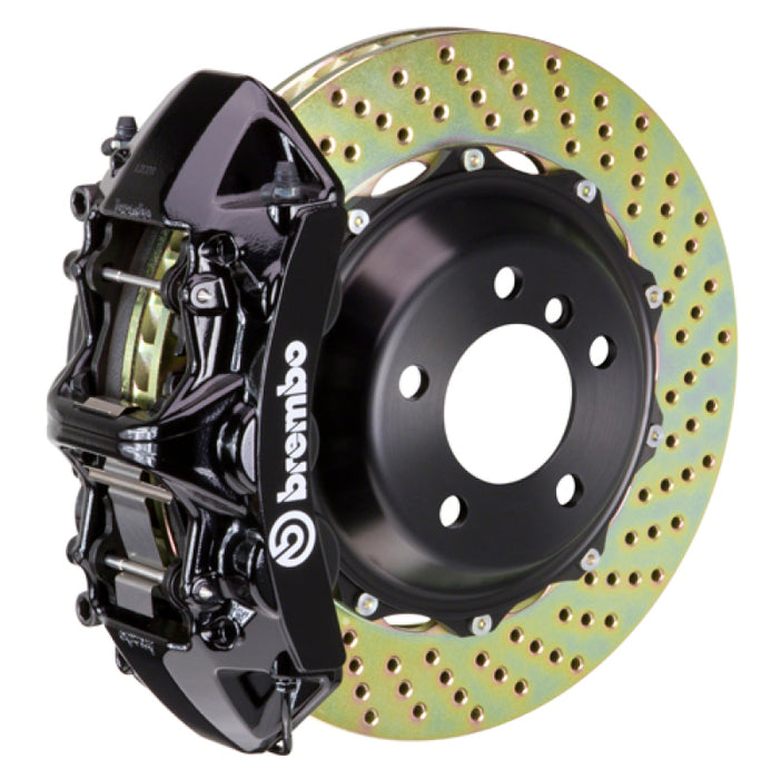 Brembo 01-06 M3 (E46)/06-08 Z4 M-Coupe/Roadster Fr GT BBK 6Pist Cast 355x32 2pc Rotor Drilled-Black