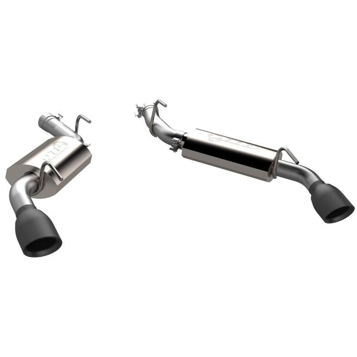 2010-2013 Chevrolet Camaro SS QTP  AR3  Axle Back Black tips