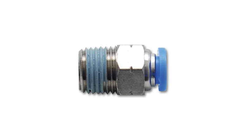 Vibrant Male Straight Pneumatic Vacuum Fitting 1/8in NPT Thread for use with 3/8in 9.5mm OD tubing