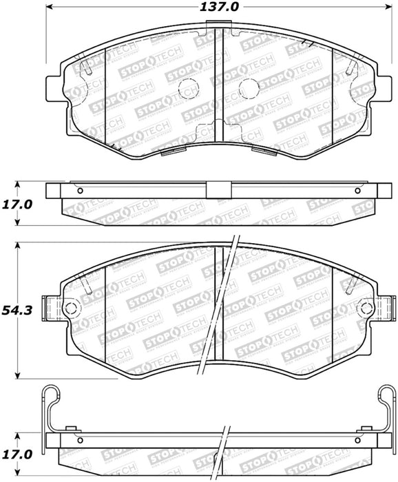 StopTech Street Brake Pads