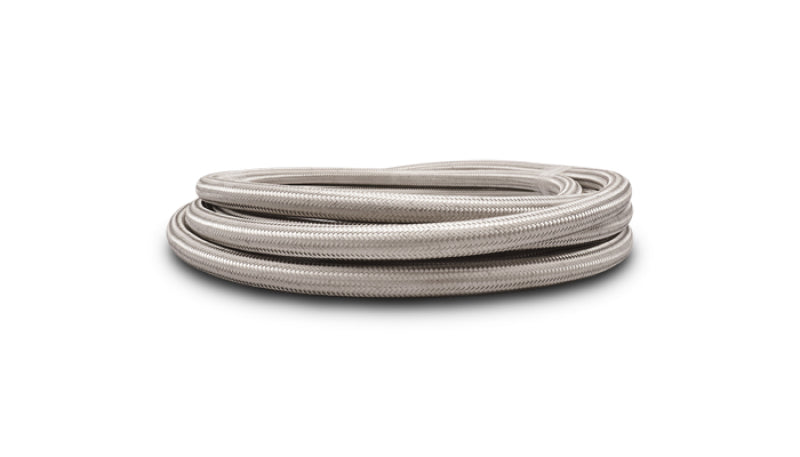 Vibrant -10 AN SS Braided Flex Hose (20 foot roll)