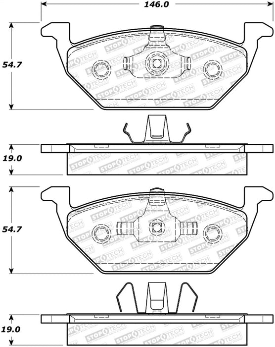 StopTech Street Brake Pads