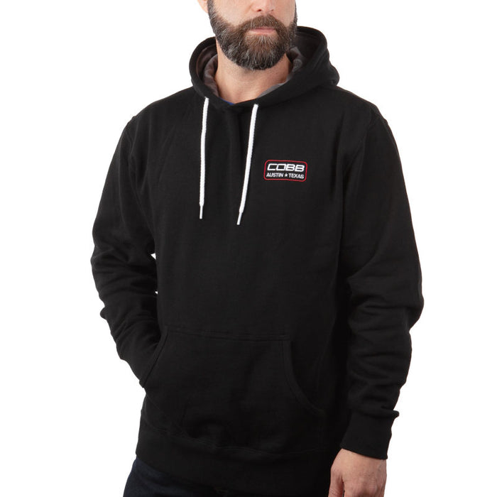 Cobb Black Pullover Hoodie - Size Medium