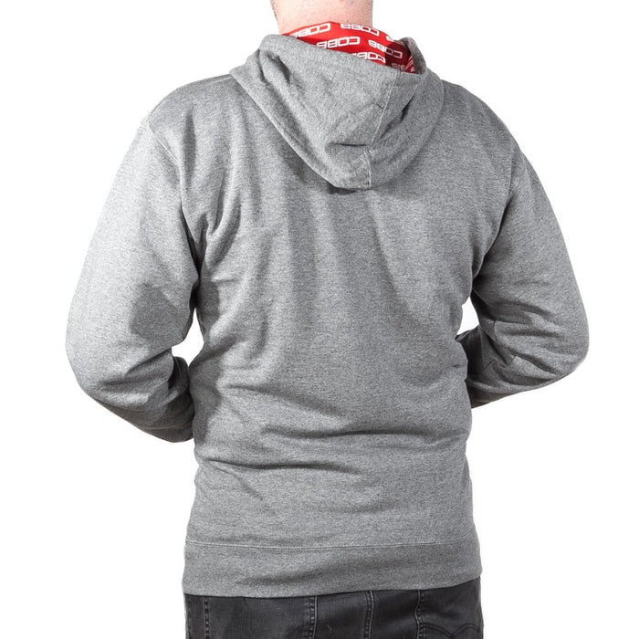 Cobb Grey Zippered Hoodie - Size Medium