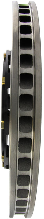 StopTech 09-11 Nissan GT-R Front Left Slotted Bare Iron 380x34mm AeroRotor Kit