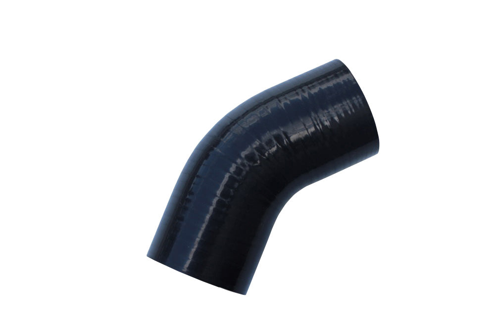 ISR - Silicone Coupler - 2.50" 45 Degree - Black