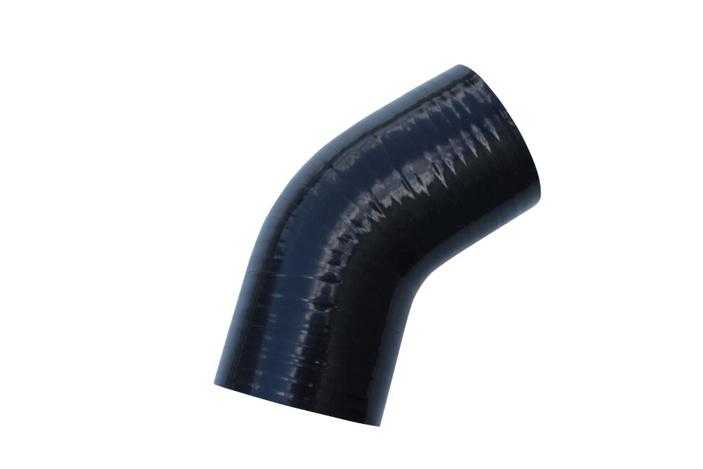 ISR - Silicone Coupler - 2.75" 45 Degree - Black