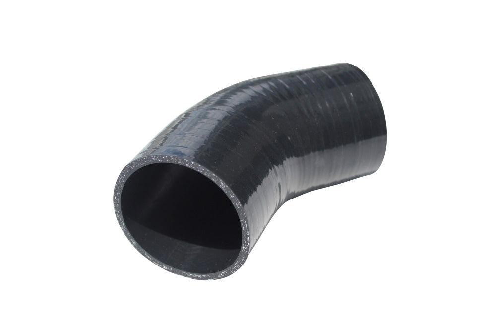 ISR - Silicone Coupler - 3.00" 45 Degree - Black