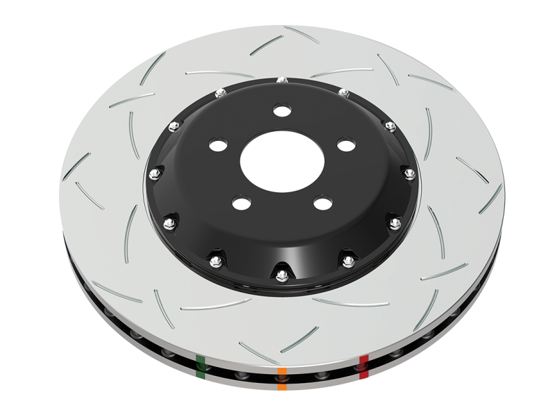 DBA 2020+ Chevrolet Corvette C8 Z51 Front Slotted 5000 Series Rotor w/ NAS Nuts