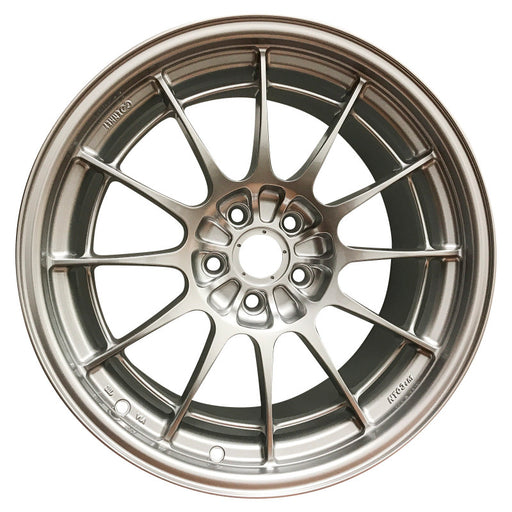 Enkei NT03+M 18x9.5 40mm Offset 5x108 72.6mm Bore F1 Silver Wheel