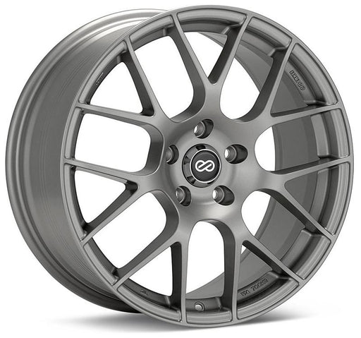 Enkei Raijin 18x8 32mm Offset 5x120 72.6mm Bore Gunmetal Wheel