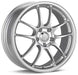 Enkei PF01 18x8 35mm Offset 5x112 75mm Bore Silver Wheel