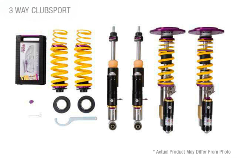 KW Porsche 718 Cayman GT4 (982) Clubsport Coilover Kit 3-Way