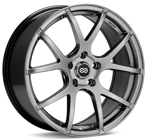 Enkei M52 18x8 40mm Offset 5x114.3 72.6mm Bore Hyper Black Wheel