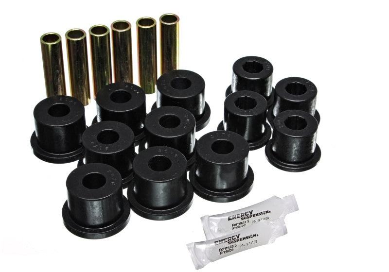 Energy Suspension GM Rear Spring & Shackle - Black