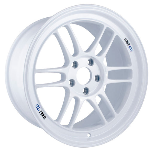 Enkei RPF1 18x9.5 38mm Offset 5x114.3 73mm Bore Vanquish White Wheel