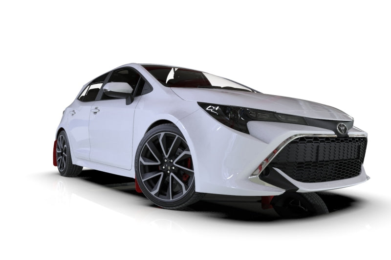 Rally Armor 18-26 Toyota Corolla Hatchback Black UR Mud Flap Grey Logo