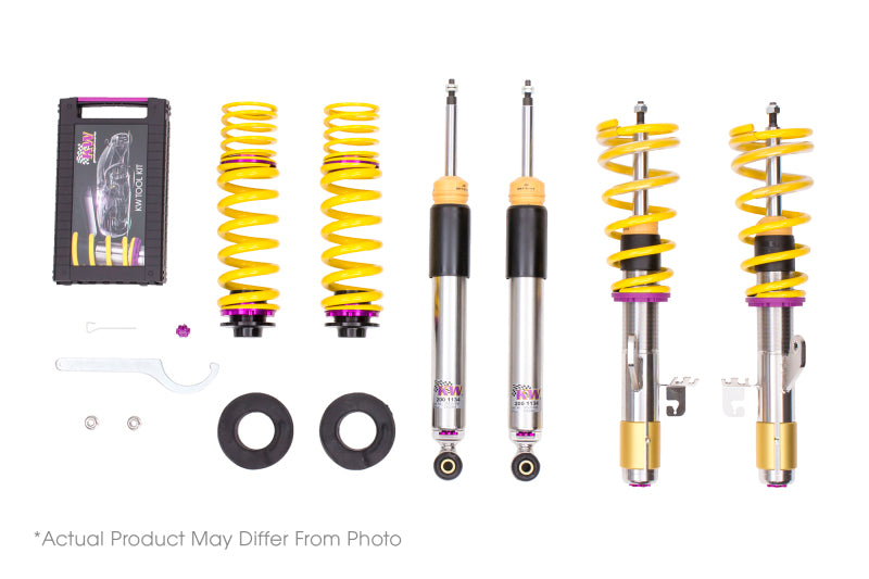 KW Coilover Kit V3 Chev Corvette (C7) w/o Elec Shock Control Coilover Kit incl. Leaf Spring Removal