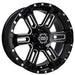Enkei Commander 18x8.5 10mm Offset 6x139.7 108mm Bore Black Machined Wheel