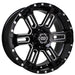 Enkei Commander 20x9 25mm Offset 5x150 110mm Bore Black Machined Wheel