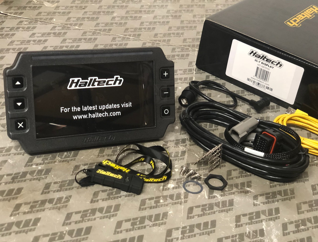 HALTECH DISPLAY DASH IC-7 OBD-II A COLORI