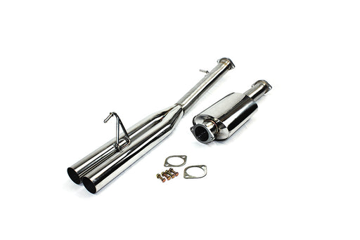 ISR EP (Straight Pipes) Dual Tip Exhaust - Nissan 350Z