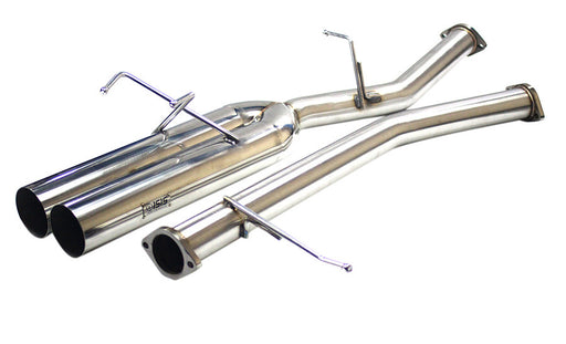 ISR EP (Straight Pipes) Dual Tip Exhaust [4"] - Nissan 240sx S13