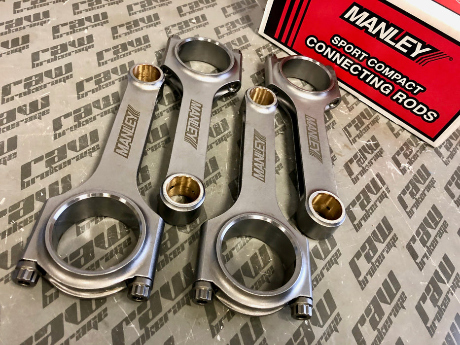 Manley 7 Bolt 4G63 4G63T / 03-06 Evo VIII IX H Beam Connecting Rod Set