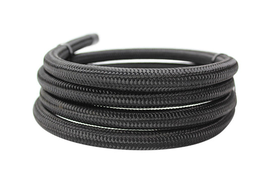 ISR -8AN Braided Black Nylon Hose - (Per Foot)